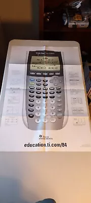 Texas Instruments TI-84 Plus Silver Edition Education Poster 34  X 22  2004 • $5