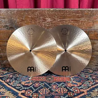 14  Meinl Pure Alloy Medium Hi-Hat Cymbal Pair 1008g/1140g *Video Demo* • $397.79