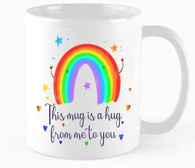 This Mug Is A Hug From Me To You Gift For Best Friend Sister Mom Thinking Of You • £16.73