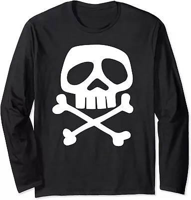 Punk Rock Skull And Bones - 1980's Punk Rock Misfit Long Sleeve T-Shirt • $22.99