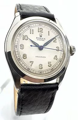 Rolex Oyster Precision Chronometer 1950 Ref 6082 Gents 34mm Rare Vintage Watch • £1950