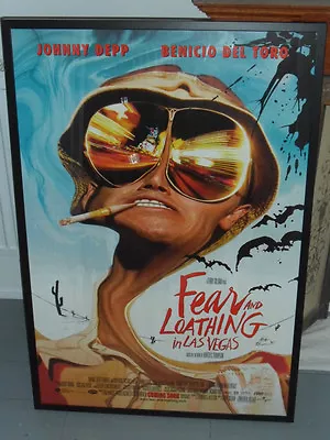 £195 • Buy Framed - FEAR AND LOATHING IN LAS VEGAS - ORIGINAL U.S. ONE SHEET CINEMA POSTER 