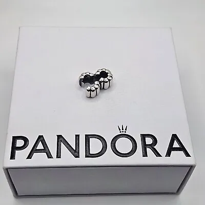 Genuine Pandora Double Bubble Ribbed Clip Charm ALE 925 #790854 • £44