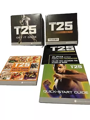 T25 Focus Alpha And Beta Beachbody Workout 9 Disc 2013 DVD Box Set • $14.99