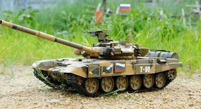 £198.99 • Buy RC Model Tank BB Heng Long Army T90 1/16 2.4G SOUND SMOKE V7 Metal Suspension UK