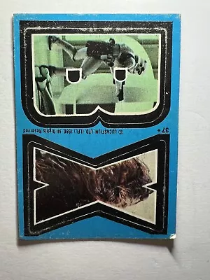 1980 Topps Empire Strikes Back Sticker Series 2 • $3.60