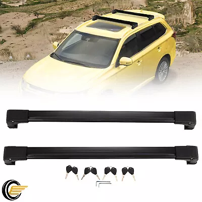 Black Roof Rack Cross Bar For Mitsubishi Outlander Sport ASX 2010-2021 • $76