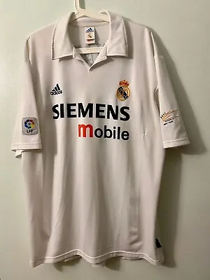Ronaldo，2002/03 Real Madrid La Liga Match Centenary Un Worn Shirt Jersey • $2999.99