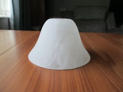 £4 • Buy Frosted Glass Bell Shape Lamp/light Shade With Swirl Design (re)