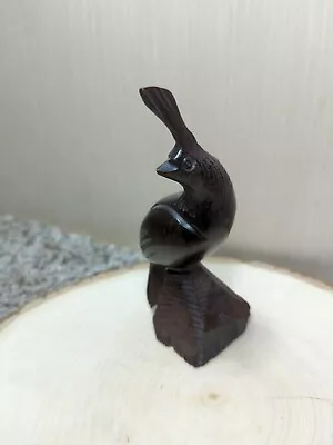 Vintage Hand Carved Ironwood Quail Folk Art Bird Figurine 5  • $8.49