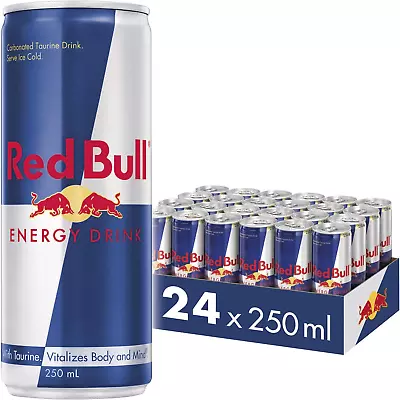 Red Bull Energy Drink 24 X 250ml Vitalizes Body And Mind Redbull EXPRESS SHIP • $53.99