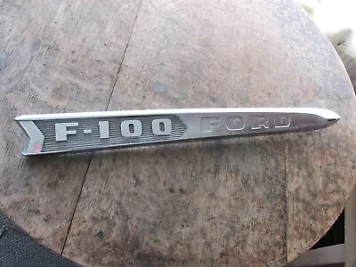 Original Right Side Ford F100 Hood Emblem For 1961 1962 Ford F100 Pickup • $69