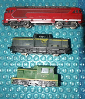 $42 • Buy SNCF HO DC Locomotives X 3 -Lima Shunter, Diesel Cars.