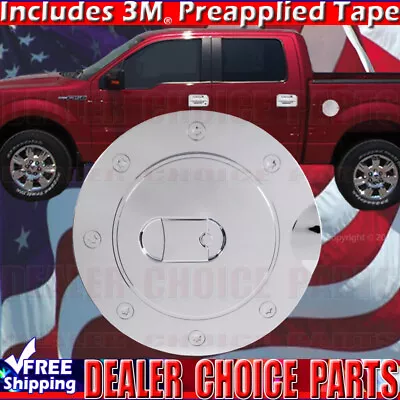 2009 2010 2011 2012 2013 2014 FORD F150 F-150 Chrome Fuel Gas Door COVER Overlay • $9.70