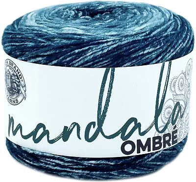 3 Pack Lion Brand Mandala Ombre Yarn-Harmony 551-204 • £25.12