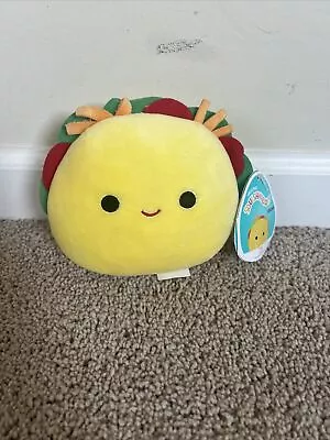 Tex The Taco & Ashley The Apple Squishmallows 5 Inch Food Fruit Squad Lot • $15