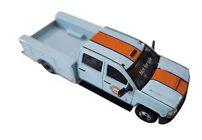 $109 • Buy Greenlight Pre-Production Deco 46130-C Dually Drivers 2018 Chevy 3500HD Gulf Oil
