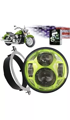 SLK-Customs VTX 5.75 Inch Round LED Projector Daymaker Headlight With Bracket • $49.99