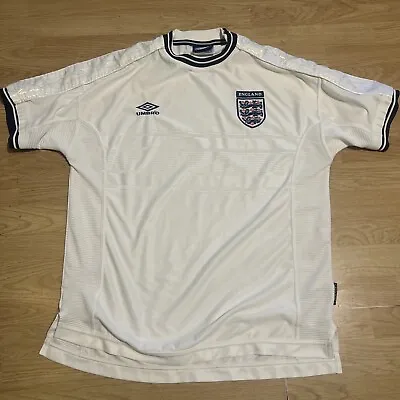 Authentic England 2000 Home Shirt Umbro Xl 5* • £24.99