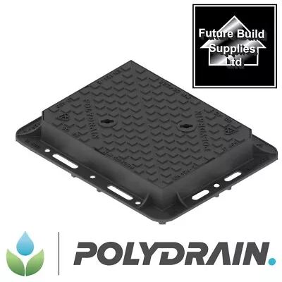 D400 Ductile Iron Heavy Duty Manhole Access Cover 600mmx450mm 740x590 Overall • £172