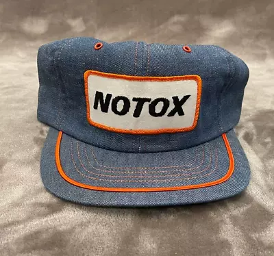 NOTOX - Denim Cap Hat Snapback Baseball Vintage Trucker • $13.99