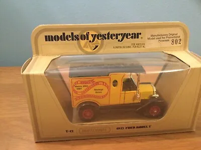 Matchbox - Y12 1912 Ford Model T - Code 2 Rayleigh Model Collectors Extravaganza • £16.99