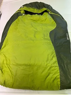 MARMOT Green Trestles 30F/-1C Long Synthetic Sleeping Bag Sz Regular • $80.99