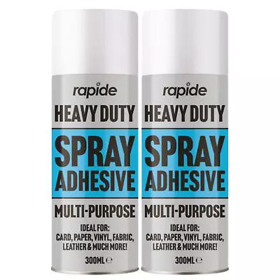 2x 300ml Heavy Duty Spray Adhesive Glue Foam Carpet Tile Craft Fabric Packaging • £10.49