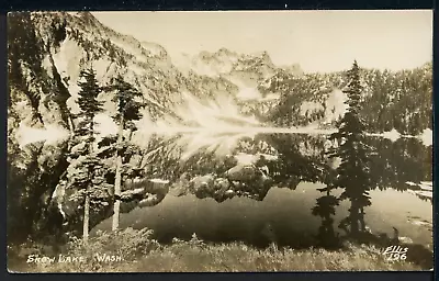 1950 RPPC Snow Lake Washington Historic Vintage Postcard Ellis 196 M668 • $1.25