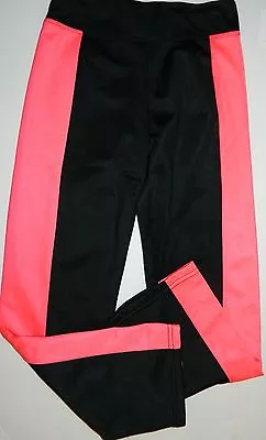 BALANCE COLLECTION By Marika Girls Black Neon SPORTS PANTS* M NWOT New • $14.99