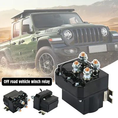 12V 250A Electric Winch Solenoid Relay Contactor For AUT UTV 5000-7000lbs Winch • $16.59
