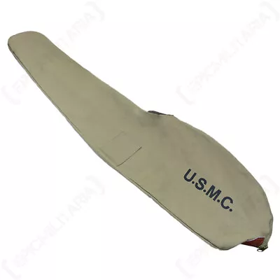 WW2 US Army Military USMC M1 Garand Gun Shoulder Cover Carrier Bag - Khaki • $34.95