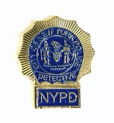 £2.35 • Buy New Police NYPD Detective New York 911 Pin Badge Tie Pin Badge Metal Enamel