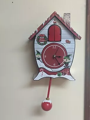 Whimsical North Pole Cuckoo Clock-Plays 12 Different Christmas Carols  See Video • £33.25