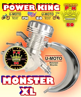 MONSTER 66cc/80cc 2-STROKE MOTORIZED BIKE ENGINE ONLY FOR KITS AND BICYCLES • $259.99