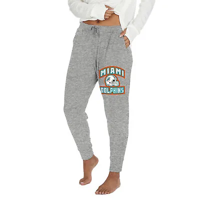 Zubaz NFL Women's Miami Dolphins Marled Gray Soft Jogger • $45