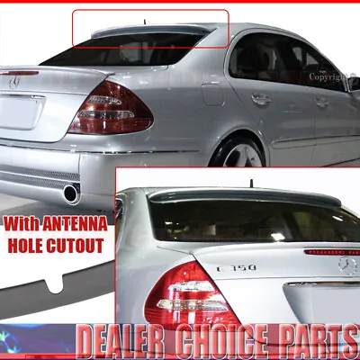 Roof Spoiler For Mercedes-Benz W211 E-Class 2003-2009 W/ Antenna Hole UNPAINTED • $50.22