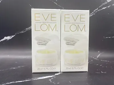 Lot/2 Eve Lom Cleanser Cream With Muslin Cloth - 20 Ml / BNIB • $13.48