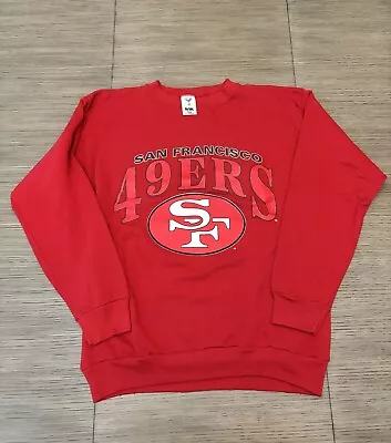 Vintage San Francisco 49ers XL Red Sweatshirt Artex Sportswear Crewneck NFL • $24.99