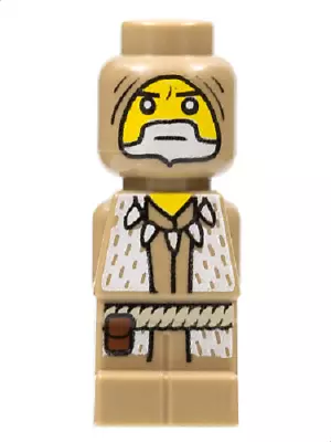 LEGO Micro Figure Minifigure Tan Heroica Druid Wizard Tiny Guy Magic Figure 2011 • $17.08