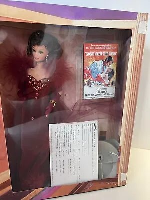 $31.50 • Buy Vintage 1994 Barbie SCARLETT O'HARA Gone With The Wind Red Dress Mattel 12815