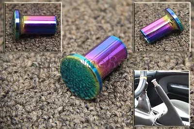 RDT Neo Chrome Aluminum Drift Spin Turn E-BRAKE KNOB SILVIA 240SX 180SX S14 S13 • $14.93