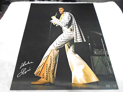 Elvis Presley-vegas Years Elvis All Star Show Promo Picture 11 X 14 Color • $79.95