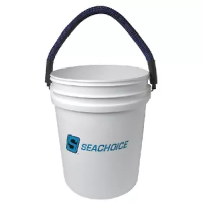 Heavy-Duty 5 Gallon Bucket With Rope Handle White • $26.57