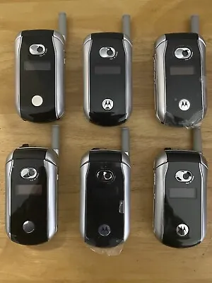 6 Motorola V265 - Silver FLASHED TO CRICKET Flip Phone For Parts • $3.99