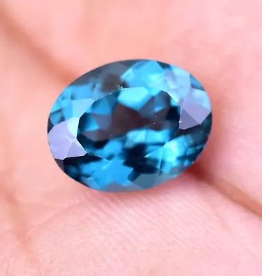 Natural 4.50 Ct Paraiba Tourmaline Greenish Neon Blue Copper Loose Gemstone • $24.99