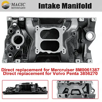 Cast Iron Intake Manifold Fits Mercruiser 5.0L/5.7L 4BBL Vortec 8 Bolt 8M0061387 • $259