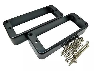 Wilkinson Mini Humbucker Mounting Rings P90 Sized W/ Screws Black • $8.95