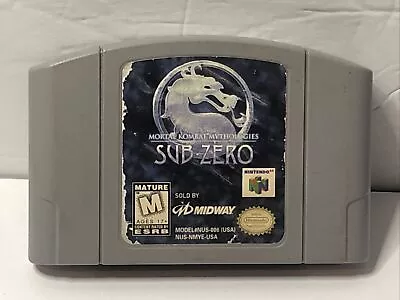 Mortal Kombat Mythologies: Sub-Zero Nintendo 64 N64 Authentic TESTED ROUGH LABEL • $24.99