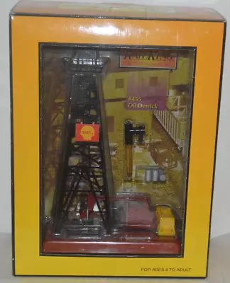 MTH Rail King- Shell No 455 Operating Oil Derrick 30-90033 • $79